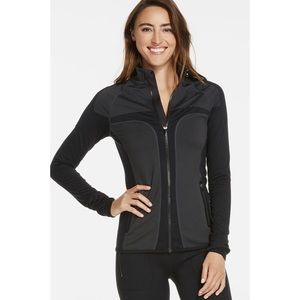 Fabletics Black Zip-Up Jacket